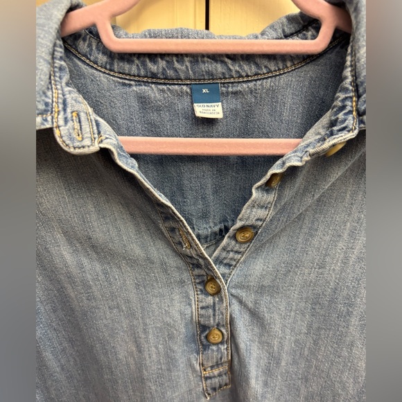 Denim Old Navy popover dress - Picture 4 of 5